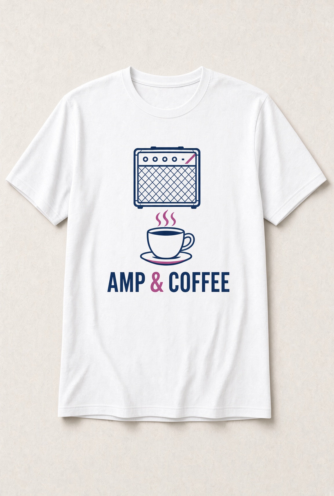 Amp & Coffee Classic T-Shirt - Image 2